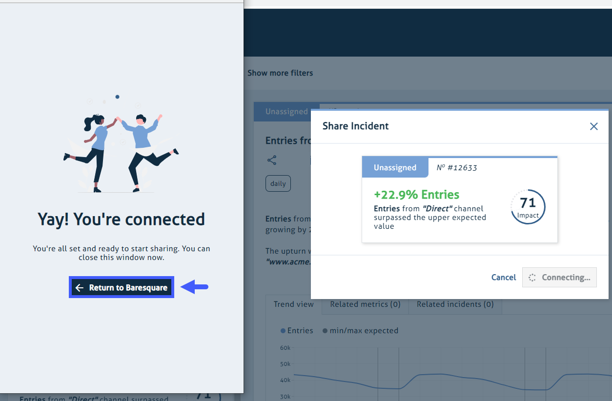 Introducing our new feature: Share a Baresquare ticket on Slack!