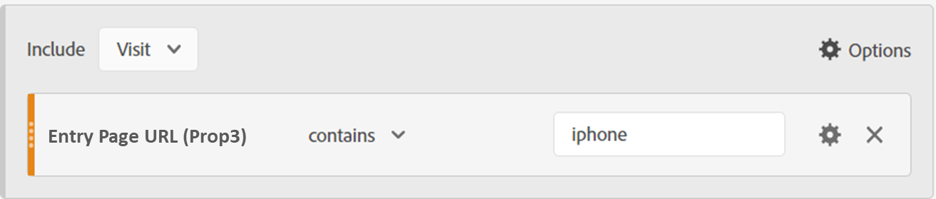 iPhone entries segment
