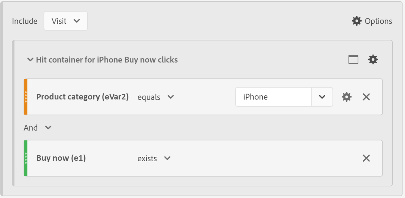 Correct iPhone Buy now segment