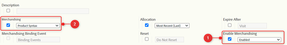 Merchandising eVars Product Syntax
